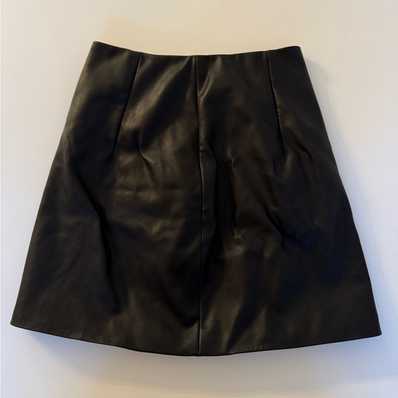 Oak and Fort Faux Leather Mini Skirt - Picture 1 of 9